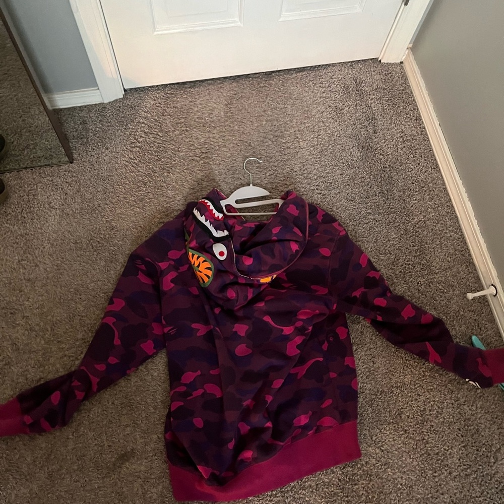 Purple and Pink Camouflage Hoodie